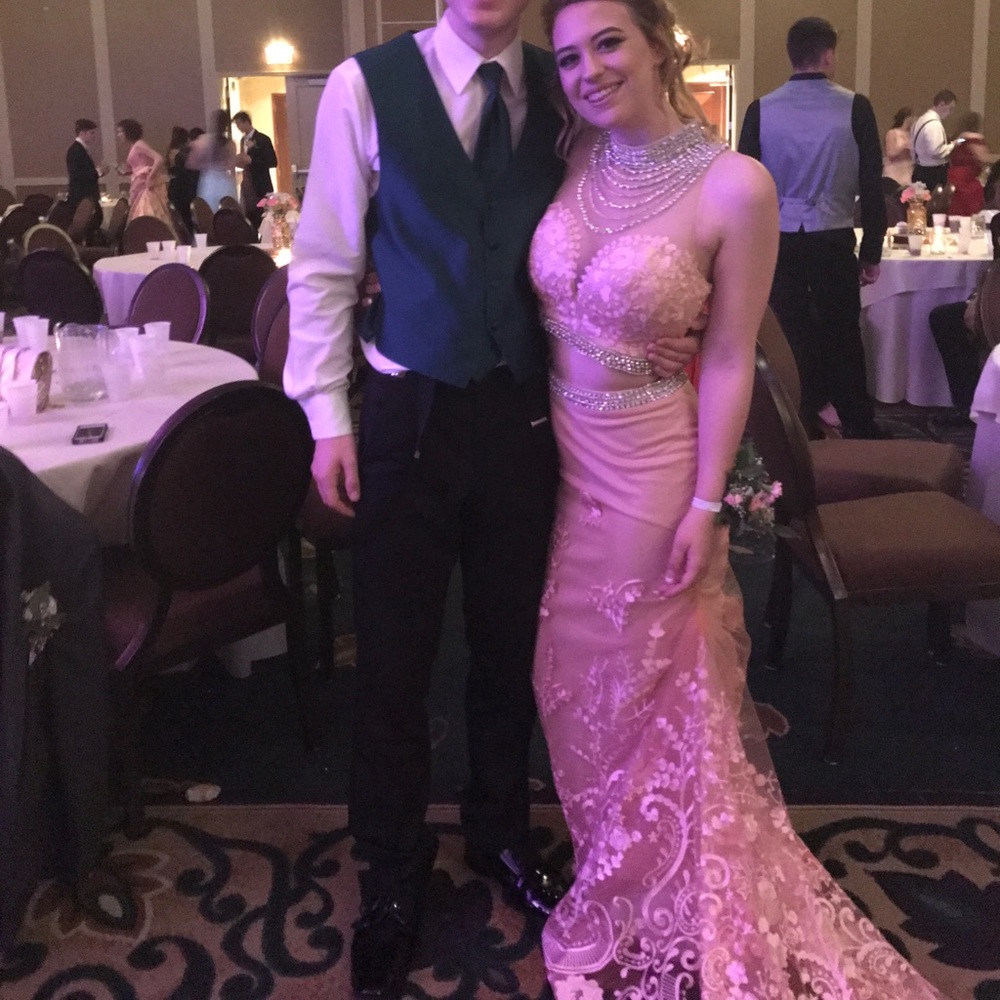 Two Piece Prom Dress